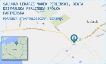 PORADNIA STOMATOLOGICZNA - SALUMAR LEKARZE MAREK PERLIŃSKI, BEATA DZIEWULSKA PERLIŃSKA SPÓŁKA PARTNERSKA - SAMULOWSKIEGO 3,  SZĄBRUK