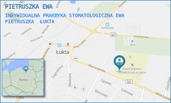 INDYWIDUALNA PRAKTYKA STOMATOLOGICZNA EWA PIETRUSZKA - PIETRUSZKA EWA - WARSZAWSKA 17A/1,  ŁUKTA