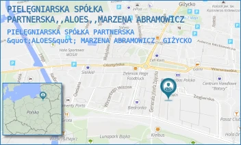 PIELĘGNIARSKA SPÓŁKA PARTNERSKA "ALOES" MARZENA ABRAMOWICZ - PIELĘGNIARSKA SPÓŁKA PARTNERSKA,,ALOES,,MARZENA ABRAMOWICZ - ŻEGLARSKA 6/7U,  GIŻYCKO