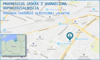 PORADNIA CHIRURGII PLASTYCZNEJ - PROFMEDICUS SPÓŁKA Z OGRANICZONĄ ODPOWIEDZIALNOŚCIĄ - TADEUSZA KOŚCIUSZKI 30/2,  OLSZTYN