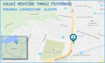 PORADNIA LOGOPEDYCZNA - USŁUGI MEDYCZNE TOMASZ PIOTROWSKI - ALEJA WOJSKA POLSKIEGO 80/18,  OLSZTYN