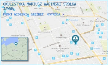PUNKT WIDZENIA GABINET - OKULISTYKA MARIUSZ WAPIŃSKI SPÓŁKA JAWNA - JANA III SOBIESKIEGO 3C/63,  OSTRÓDA