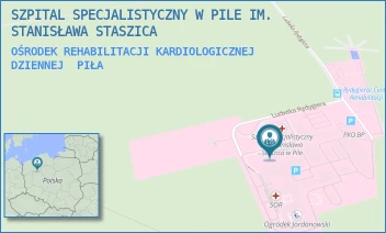 OŚRODEK REHABILITACJI KARDIOLOGICZNEJ DZIENNEJ - SZPITAL SPECJALISTYCZNY W PILE IM. STANISŁAWA STASZICA - RYDYGIERA 1,  PIŁA