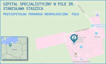 PRZYSZPITALNA PORADNIA NEUROLOGICZNA - SZPITAL SPECJALISTYCZNY W PILE IM. STANISŁAWA STASZICA - RYDYGIERA 1,  PIŁA