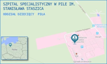 ODDZIAŁ DZIECIĘCY - SZPITAL SPECJALISTYCZNY W PILE IM. STANISŁAWA STASZICA - RYDYGIERA 1,  PIŁA