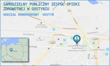 ODDZIAŁ NOWORODKOWY - SAMODZIELNY PUBLICZNY ZESPÓŁ OPIEKI ZDROWOTNEJ W GOSTYNIU - PL.K. MARCINKOWSKIEGO 8/9,  GOSTYŃ