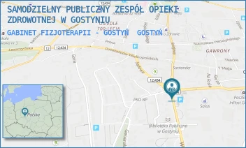 GABINET FIZJOTERAPII - GOSTYŃ - SAMODZIELNY PUBLICZNY ZESPÓŁ OPIEKI ZDROWOTNEJ W GOSTYNIU - WROCŁAWSKA 8,  GOSTYŃ