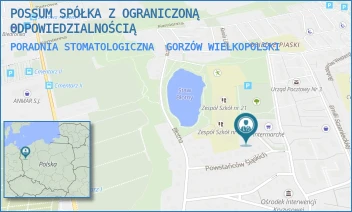 PORADNIA STOMATOLOGICZNA - POSSUM SPÓŁKA Z OGRANICZONĄ ODPOWIEDZIALNOŚCIĄ - UL. STANISŁAWA TACZAKA 1,  GORZÓW WIELKOPOLSKI