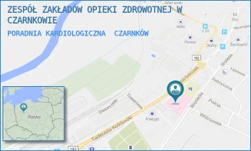 PORADNIA KARDIOLOGICZNA - ZESPÓŁ ZAKŁADÓW OPIEKI ZDROWOTNEJ W CZARNKOWIE - KOŚCIUSZKI 94,  CZARNKÓW