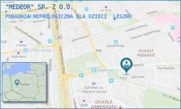 PORADNIA NEFROLOGICZNA DLA DZIECI - "MEDEOR" SP. Z O.O. - JANA KIEPURY 10,  LESZNO
