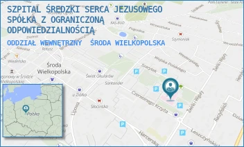 ODDZIAŁ WEWNĘTRZNY - SZPITAL ŚREDZKI SERCA JEZUSOWEGO SPÓŁKA Z OGRANICZONĄ ODPOWIEDZIALNOŚCIĄ - ŻWIRKI I WIGURY 10,  ŚRODA WIELKOPOLSKA