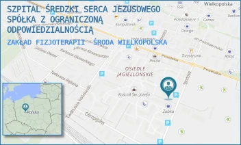 ZAKŁAD FIZJOTERAPII - SZPITAL ŚREDZKI SERCA JEZUSOWEGO SPÓŁKA Z OGRANICZONĄ ODPOWIEDZIALNOŚCIĄ - SPORTOWA 9A,  ŚRODA WIELKOPOLSKA