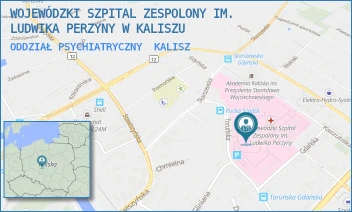 ODDZIAŁ PSYCHIATRYCZNY - WOJEWÓDZKI SZPITAL ZESPOLONY IM. LUDWIKA PERZYNY W KALISZU - TORUŃSKA 7,  KALISZ