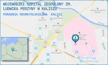 PORADNIA REUMATOLOGICZNA - WOJEWÓDZKI SZPITAL ZESPOLONY IM. LUDWIKA PERZYNY W KALISZU - POZNAŃSKA 79,  KALISZ