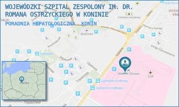 PORADNIA HEPATOLOGICZNA - WOJEWÓDZKI SZPITAL ZESPOLONY IM. DR. ROMANA OSTRZYCKIEGO W KONINIE - SZPITALNA 45,  KONIN