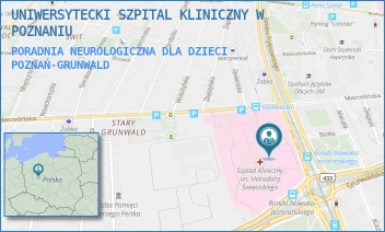 PORADNIA NEUROLOGICZNA DLA DZIECI - UNIWERSYTECKI SZPITAL KLINICZNY W POZNANIU - PRZYBYSZEWSKIEGO 49,  POZNAŃ-GRUNWALD