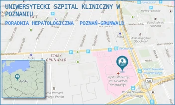 PORADNIA HEPATOLOGICZNA - UNIWERSYTECKI SZPITAL KLINICZNY W POZNANIU - PRZYBYSZEWSKIEGO 49,  POZNAŃ-GRUNWALD