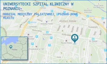 ODDZIAŁ MEDYCYNY PALIATYWNEJ - UNIWERSYTECKI SZPITAL KLINICZNY W POZNANIU - RUSA 55,  POZNAŃ-NOWE MIASTO