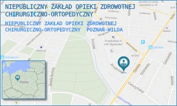 NIEPUBLICZNY ZAKŁAD OPIEKI ZDROWOTNEJ CHIRURGICZNO-ORTOPEDYCZNY - NIEPUBLICZNY ZAKŁAD OPIEKI ZDROWOTNEJ CHIRURGICZNO-ORTOPEDYCZNY W SPADKU - OPOLSKA 58,  POZNAŃ-WILDA