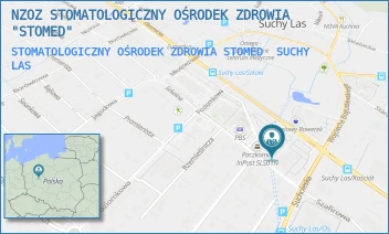 STOMATOLOGICZNY OŚRODEK ZDROWIA STOMED - NZOZ STOMATOLOGICZNY OŚRODEK ZDROWIA "STOMED" - OBORNICKA 85,  SUCHY LAS