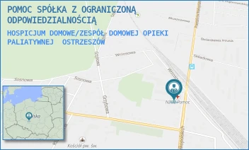 HOSPICJUM DOMOWE/ZESPÓŁ DOMOWEJ OPIEKI PALIATYWNEJ - POMOC SPÓŁKA Z OGRANICZONĄ ODPOWIEDZIALNOŚCIĄ - POWSTAŃCÓW WIELKOPOLSKICH 31,  OSTRZESZÓW