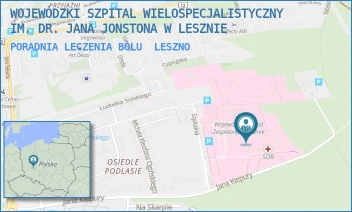 PORADNIA LECZENIA BÓLU - WOJEWÓDZKI SZPITAL WIELOSPECJALISTYCZNY IM. DR. JANA JONSTONA W LESZNIE - KIEPURY 45,  LESZNO