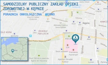PORADNIA ONKOLOGICZNA - SAMODZIELNY PUBLICZNY ZAKŁAD OPIEKI ZDROWOTNEJ W KĘPNIE - SZPITALNA 7,  KĘPNO