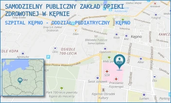 SZPITAL KĘPNO - ODDZIAŁ PEDIATRYCZNY - SAMODZIELNY PUBLICZNY ZAKŁAD OPIEKI ZDROWOTNEJ W KĘPNIE - SZPITALNA 7,  KĘPNO