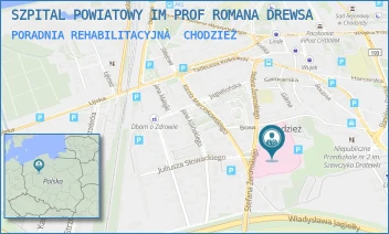 PORADNIA REHABILITACYJNA - SZPITAL POWIATOWY IM PROF ROMANA DREWSA - ŻEROMSKIEGO 29,  CHODZIEŻ