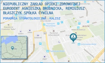 PORADNIA STOMATOLOGICZNA - NIEPUBLICZNY ZAKŁAD OPIEKI ZDROWOTNEJ EURODENT AGNIESZKA BRODNICKA-BABŚ, REMIGIUSZ BŁASZCZYK SPÓŁKA CYWILNA - SERBINOWSKA 5,  KALISZ