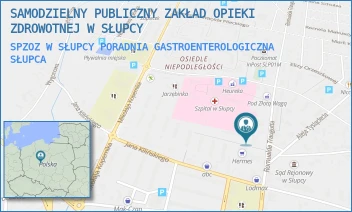 SPZOZ W SŁUPCY PORADNIA GASTROENTEROLOGICZNA - SAMODZIELNY PUBLICZNY ZAKŁAD OPIEKI ZDROWOTNEJ W SŁUPCY - TRAUGUTTA 7,  SŁUPCA