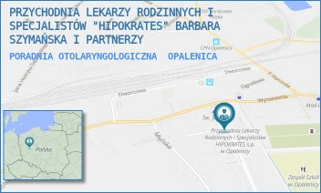 PORADNIA OTOLARYNGOLOGICZNA - PRZYCHODNIA LEKARZY RODZINNYCH I SPECJALISTÓW "HIPOKRATES" BARBARA SZYMAŃSKA I PARTNERZY - POWSTAŃCÓW WIELKOPOLSKICH 1A,  OPALENICA
