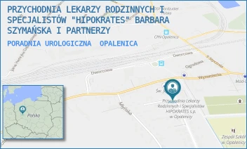 PORADNIA UROLOGICZNA - PRZYCHODNIA LEKARZY RODZINNYCH I SPECJALISTÓW "HIPOKRATES" BARBARA SZYMAŃSKA I PARTNERZY - POWSTAŃCÓW WIELKOPOLSKICH 1A,  OPALENICA
