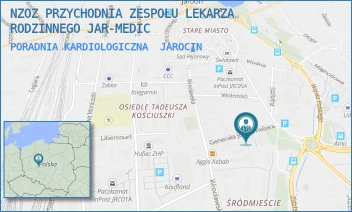 PORADNIA KARDIOLOGICZNA - NZOZ PRZYCHODNIA ZESPOŁU LEKARZA RODZINNEGO JAR-MEDIC - HALLERA 9,  JAROCIN