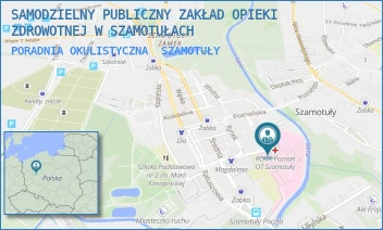 PORADNIA OKULISTYCZNA - SAMODZIELNY PUBLICZNY ZAKŁAD OPIEKI ZDROWOTNEJ W SZAMOTUŁACH - SUKIENNICZA 13,  SZAMOTUŁY