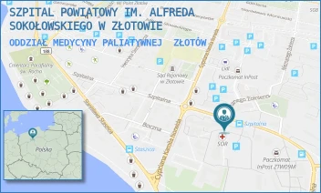 ODDZIAŁ MEDYCYNY PALIATYWNEJ - SZPITAL POWIATOWY IM. ALFREDA SOKOŁOWSKIEGO W ZŁOTOWIE - SZPITALNA 28,  ZŁOTÓW