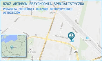 PORADNIA CHIRURGII URAZOWO ORTOPEDYCZNEJ - NZOZ ARTHRON PRZYCHODNIA SPECJALISTYCZNA - POCZTOWA 6,  OSTRZESZÓW