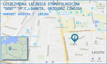 GABINET GRODZKA 7 - LESZCZYŃSKA LECZNICA STOMATOLOGICZNA "DENT" SP.C. DANUTA, GRZEGORZ CZWOJDA - GRODZKA 7,  LESZNO