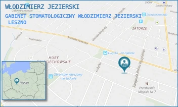 GABINET STOMATOLOGICZNY WŁODZIMIERZ JEZIERSKI - WŁODZIMIERZ JEZIERSKI - ŻEROMSKIEGO 22,  LESZNO