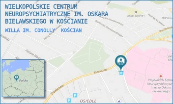 WILLA IM. CONOLLY - WIELKOPOLSKIE CENTRUM NEUROPSYCHIATRYCZNE IM. OSKARA BIELAWSKIEGO W KOŚCIANIE - PL. PADEREWSKIEGO 1A,  KOŚCIAN