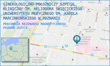PRACOWNIA REZONANSU MAGNETYCZNEGO - GINEKOLOGICZNO-POŁOŻNICZY SZPITAL KLINICZNY IM. HELIODORA ŚWIĘCICKIEGO UNIWERSYTETU MEDYCZNEGO IM. KAROLA MARCINKOWSKIEGO W POZNANIU - POLNA 33,  POZNAŃ-JEŻYCE