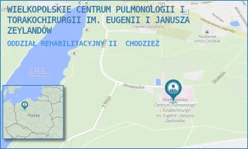 ODDZIAŁ REHABILITACYJNY II - WIELKOPOLSKIE CENTRUM PULMONOLOGII I TORAKOCHIRURGII IM. EUGENII I JANUSZA ZEYLANDÓW - STRZELECKA 32,  CHODZIEŻ