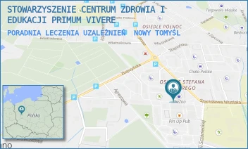PORADNIA LECZENIA UZALEŻNIEŃ - STOWARZYSZENIE CENTRUM ZDROWIA I EDUKACJI PRIMUM VIVERE - OSIEDLE STEFANA BATOREGO 53,  NOWY TOMYŚL