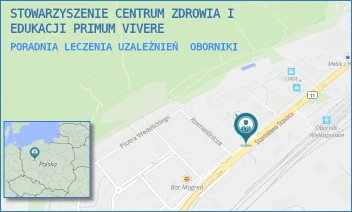 PORADNIA LECZENIA UZALEŻNIEŃ - STOWARZYSZENIE CENTRUM ZDROWIA I EDUKACJI PRIMUM VIVERE - STANISŁAWA STASZICA 39,  OBORNIKI