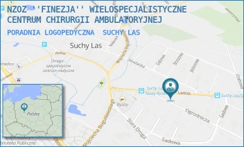 PORADNIA LOGOPEDYCZNA - NZOZ ''FINEZJA'' WIELOSPECJALISTYCZNE CENTRUM CHIRURGII AMBULATORYJNEJ - LEŚNA 18,  SUCHY LAS
