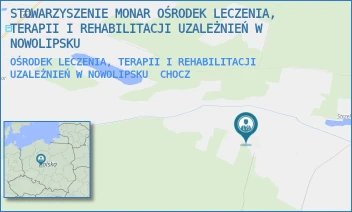 OŚRODEK LECZENIA, TERAPII I REHABILITACJI UZALEŻNIEŃ W NOWOLIPSKU - STOWARZYSZENIE MONAR OŚRODEK LECZENIA, TERAPII I REHABILITACJI UZALEŻNIEŃ W NOWOLIPSKU - NOWOLIPSK 61,  CHOCZ