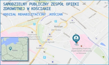 ODDZIAŁ REHABILITACYJNY - SAMODZIELNY PUBLICZNY ZESPÓŁ OPIEKI ZDROWOTNEJ W KOŚCIANIE - SZPITALNA 7,  KOŚCIAN