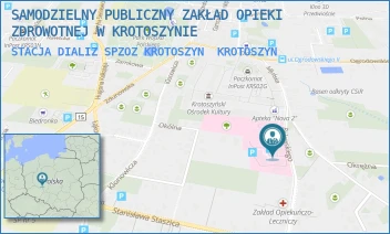 STACJA DIALIZ SPZOZ KROTOSZYN - SAMODZIELNY PUBLICZNY ZAKŁAD OPIEKI ZDROWOTNEJ W KROTOSZYNIE - BOLEWSKIEGO 4-8,  KROTOSZYN