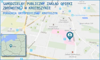 PORADNIA ORTOPEDYCZNA - SAMODZIELNY PUBLICZNY ZAKŁAD OPIEKI ZDROWOTNEJ W KROTOSZYNIE - BOLEWSKIEGO 4 -8,  KROTOSZYN
