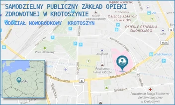ODDZIAŁ NOWORODKOWY - SAMODZIELNY PUBLICZNY ZAKŁAD OPIEKI ZDROWOTNEJ W KROTOSZYNIE - MICKIEWICZA 21,  KROTOSZYN